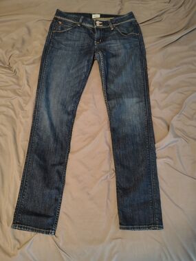 Hudson Jeans Dark Blue Straight Leg Women's Jeans